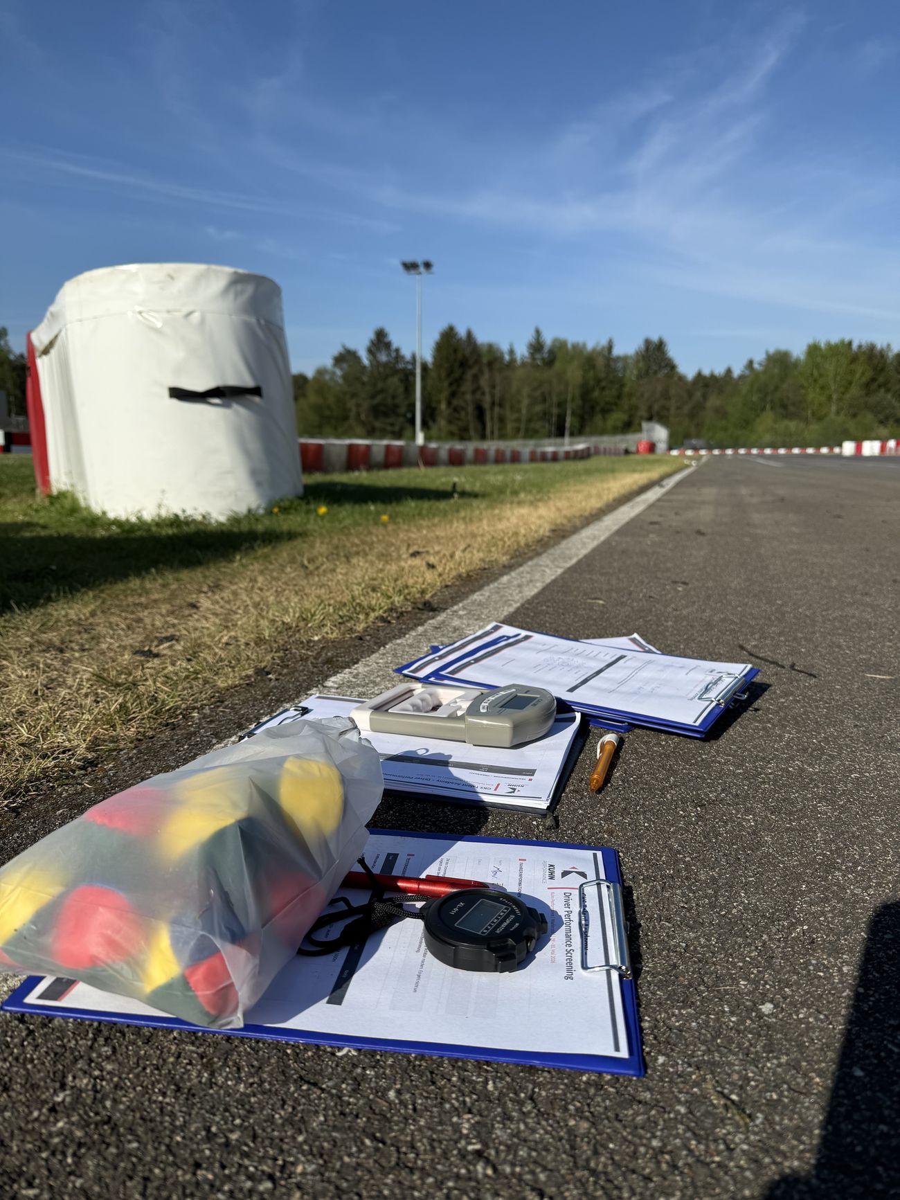 Driver Performance Screening von Kuhn Performance an der Kartstrecke
